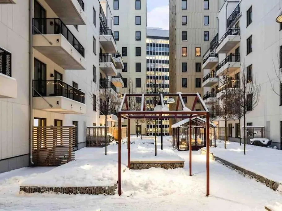 Modern Elegance I Hagastaden Appartement Stockholm Zweden